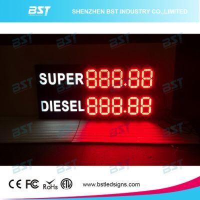 High Brightness Outdoor Waterproof LED Gas Price Sign Display