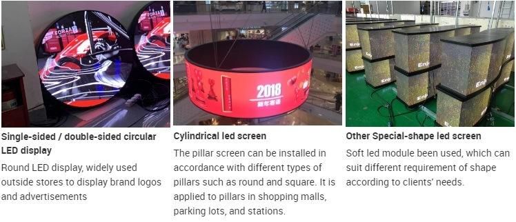 High Quality Flexible Indoor LED Screen P4 LED Display Panel Soft LED Curtain Display