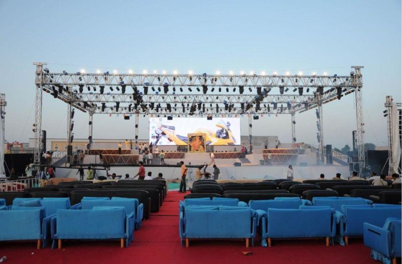 P3.91 Outdoor Rental LED Display Screen with High Resolution for Advertising and Stage.