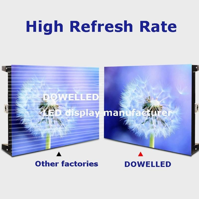 High Refresh Rate 3840Hz Indoor P1.875 SMD1515 Advertising Panel Background Wall Retail LED TV Display