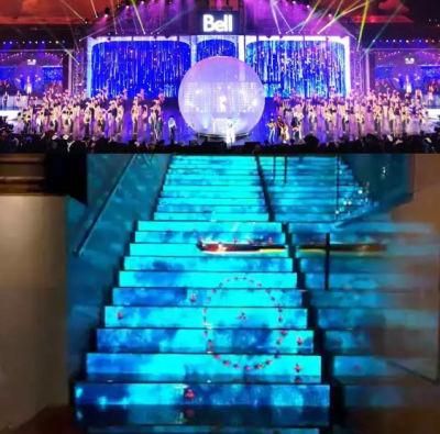 Ultra-Thin Cabinet P4 Stairs Fixed Indoor LED Display for Wedding Party Shopping Mall