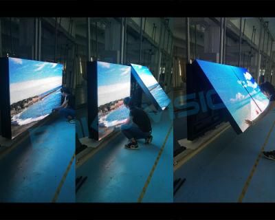 Front Service P4mm Outdoor Advertising LED Display for Wall Mounting