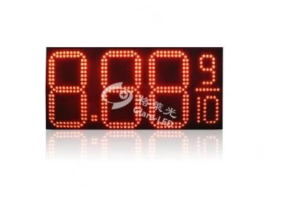 36inch8.88 9/10 Green/Red LED Gas Station Price Signs for Petrol Station with Double Sided Pole Sign