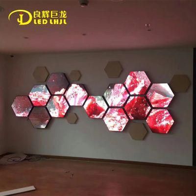 P2p3p4 Honeycomb Hexagon LED Electronic Display Screen