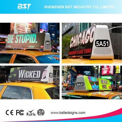 Good Quality P5mm Outdoor Full Color Taxi Top LED Sign