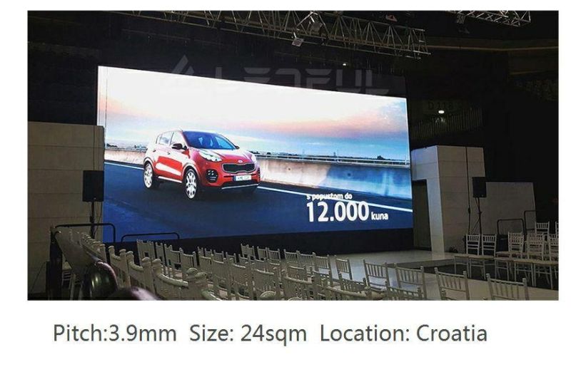 Curved Installation Indoor Rental LED Screen with Ce (TI 4.8)