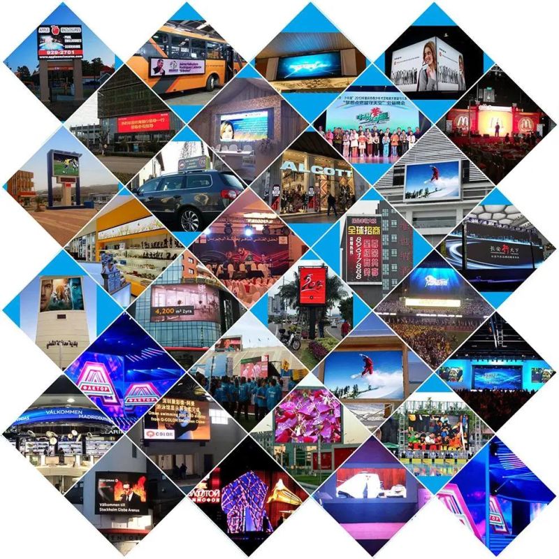 Kensun SMD Full Color LED Screen P3.91 500X1000 Rental Cabinet LED Displays