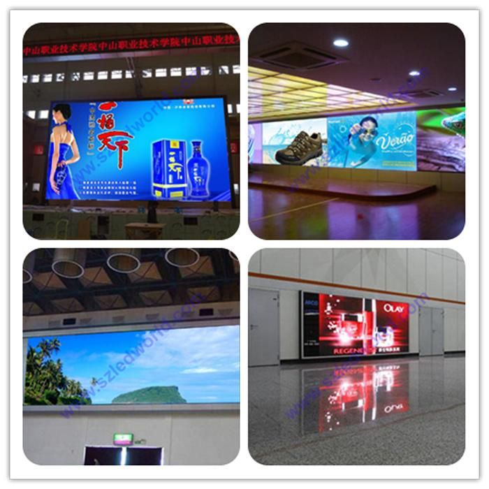 P1.56 P1.66 P1.92 P2.5 Indoor Pixel Pitch with 400mm X 300mm for Advertising