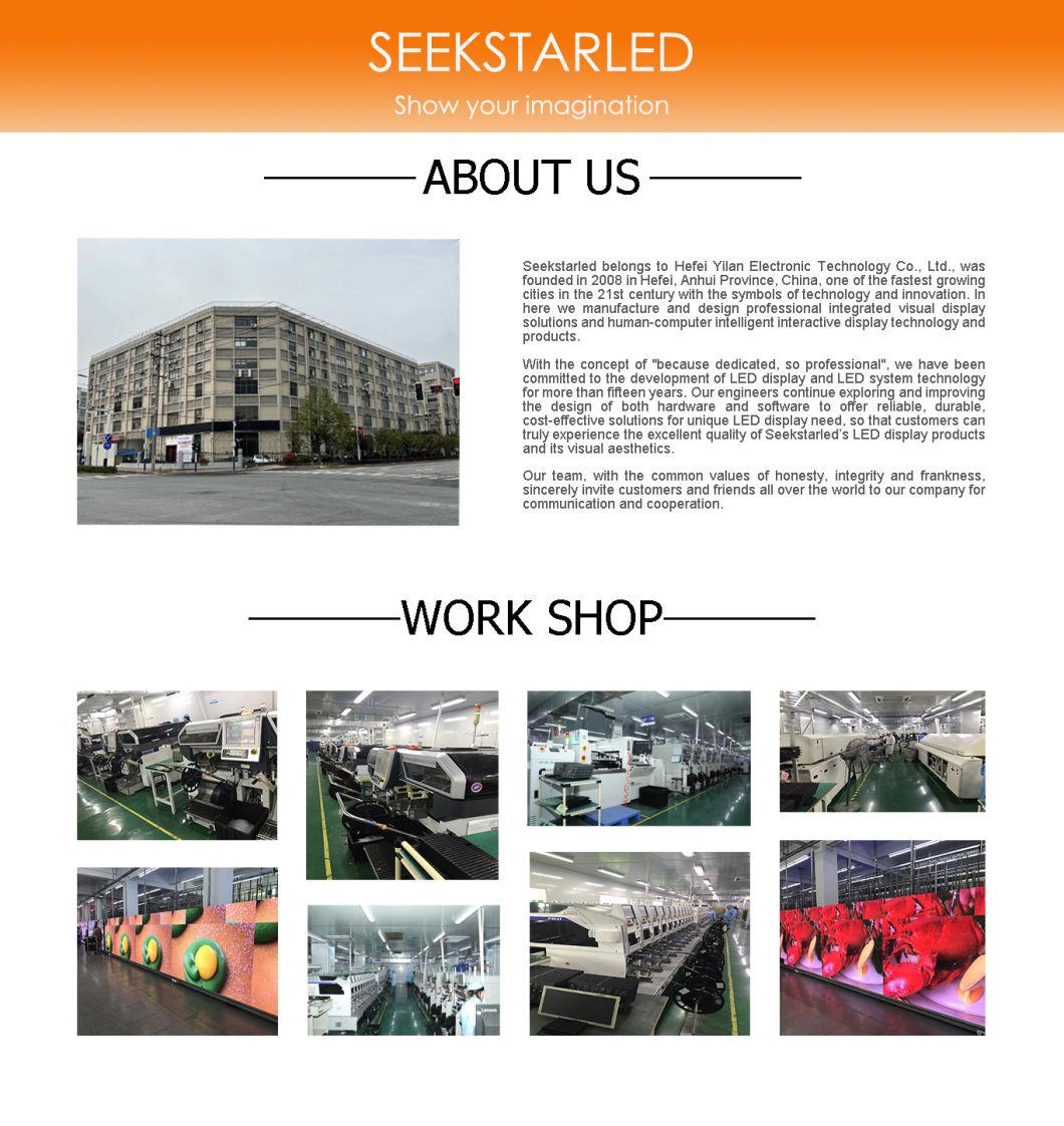 Seekstarled 3840Hz Full Color P2.976 P3.91 P4.81 Outdoor Rental LED Video Wall Display