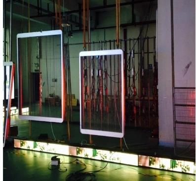 High Quality P3.91 Indoor Store Transparent Glass Wall LED Screen