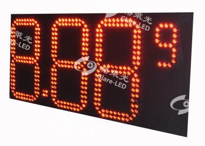 Gas Price Sign Outdoor Regular Gas Station RF Remote Control LED Price Changers Sign 7 Segment LED Display Screen Panel