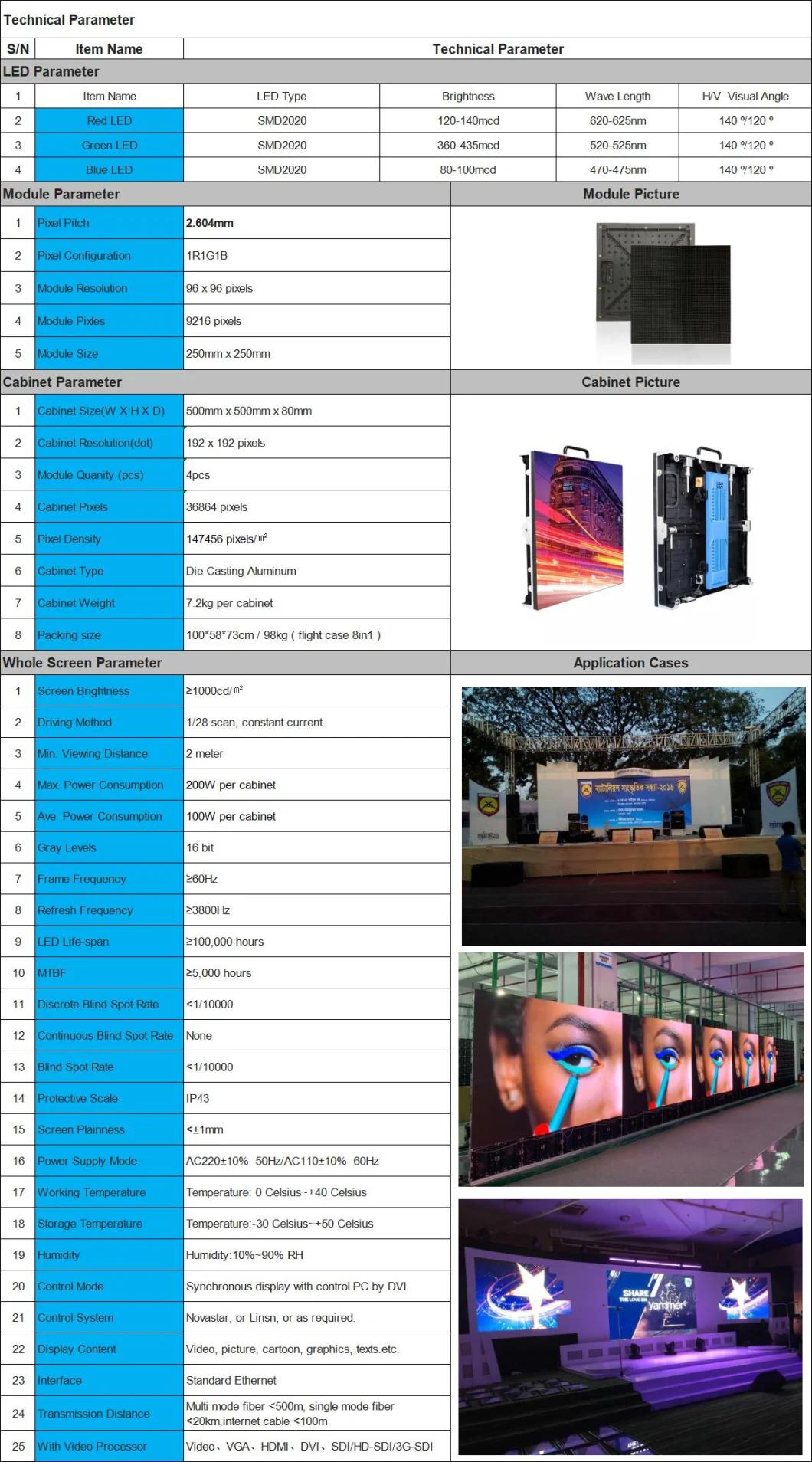 Seamless Splicing High Refresh LED Video Wall