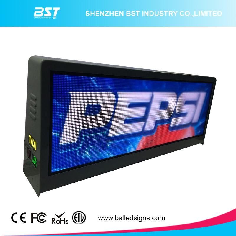 Good Quality P5mm Outdoor Full Color Taxi Top LED Sign