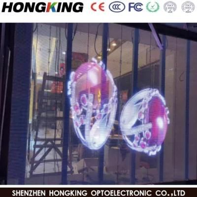 500*1000mm Cabinet High Brightness Rental LED Glass /Transparent Panel