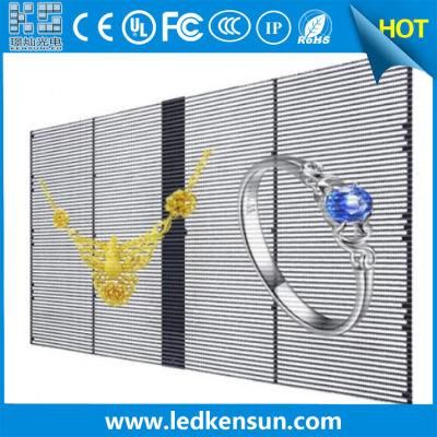 HD Video Advertising Indoor P3.91 LED Curtain Transparent LED Screen