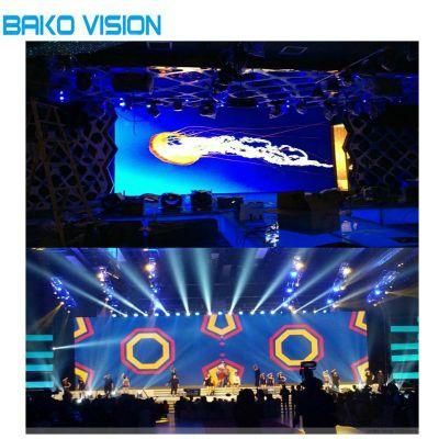 Seamless P3.91 HD Indoor Rental LED Display with 50X100cm Panel