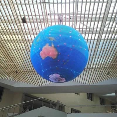 P4.8 Dia1m 360 Degree Ball LED Display LED Video Sphere/Sphere Display Screen Full Color Sphere Ball LED Display