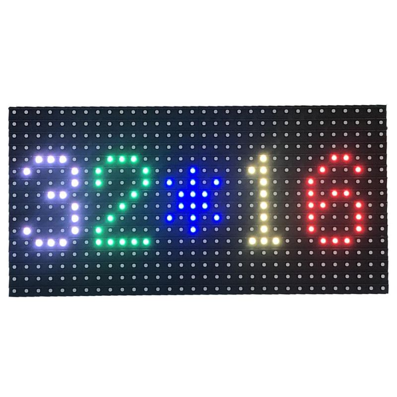 Text Scrolling 2 Lines P10 Outdoor Advertising LED Display Sign