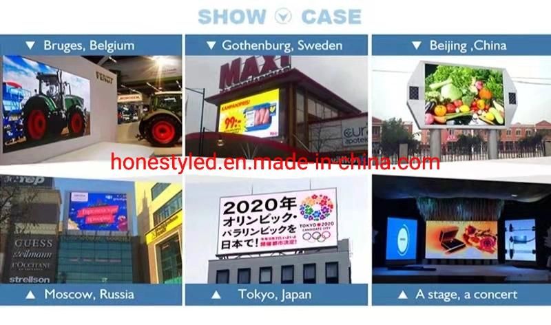 Shenzhen Factory P3 P4 P5 P6 P8 P10 Waterproof IP65 LED Video Wall Full Color Outdoor LED Display