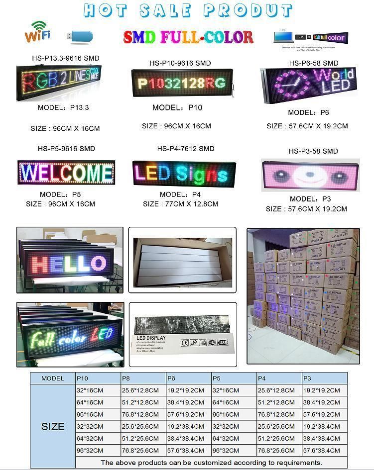 Customized LED Advertising Display Wall, Graphic Digital Panel P10 Module