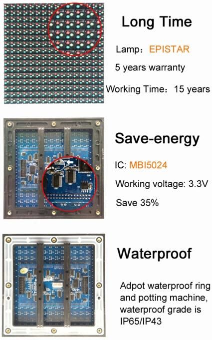 HD Outdoor Full Color P10 P8 LED Display for Advertising