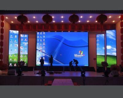 P3.91 Indoor Rental Stage Backdrop LED Screen 500X500mm Curve Available LED Display