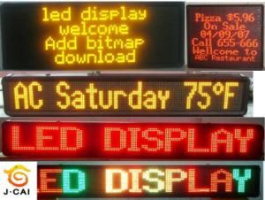 P10 Semi-Outdoor LED Scrolling Banner Display Text Screen