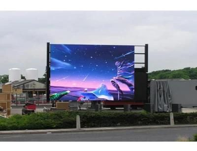 4&prime;w&prime;x2&prime;h Rear Service Waterproof Iron Cabinet LED Display P4 Outdoor LED Display