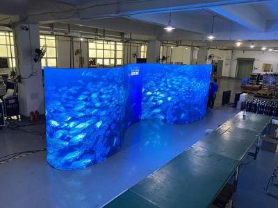 P2 P4 Custom Indoor Display Wall Module Panels Pantalla Giant Advertising Video Flexible LED Screen