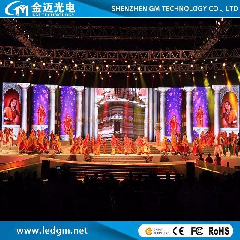 Indoor Rental P3mm HD Full Color LED Sign, LED Video Wall with Stage Performance