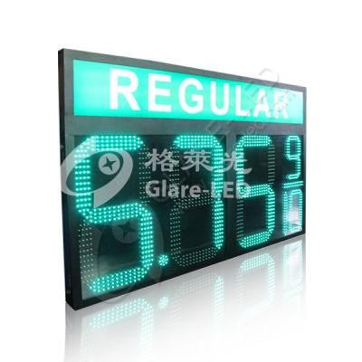 Outdoor Free Standing Advertising Light Box Gas Price Sign, LED Light Pylon Sign