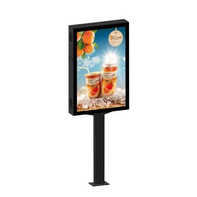 Outdoor Unipole Stand Full Color LED Screen Digital Signage