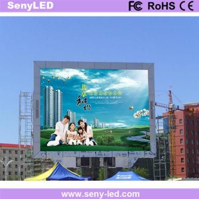 Hot Selling Outdoor Rainproof Electronic Billboard Full Color LED Advertising Screens (P6mm)