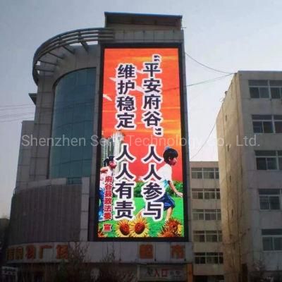 P6mm Exterior Giant Digital Sign Board Weatherproof Full Color LED Display Screen Factory