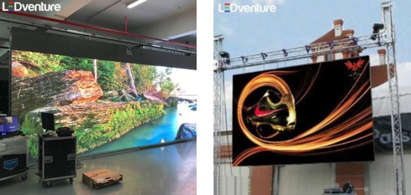 P3.91 Outdoor Rental Advertising LED Billboard with Moving Truss