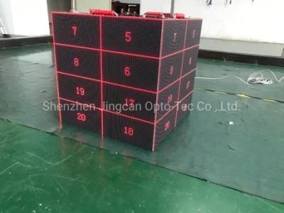 New Design Full Color HD P3.91 Advertising LED Cube Display
