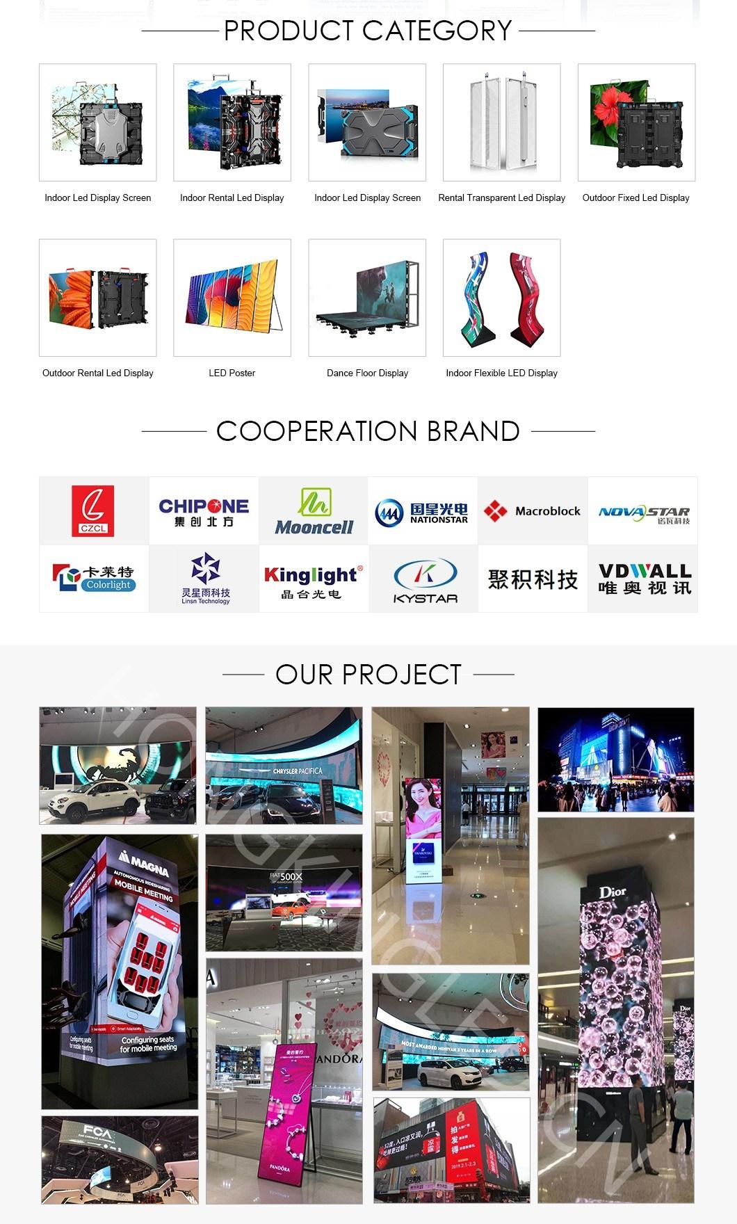 8K P1.56 P1.667 P1.875 P1.923 LED Display Screen Signage for Advertising