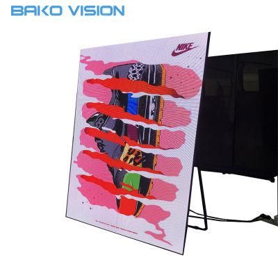 P2.5mm Movable Poster Display Screen Only 35kg Per Unit