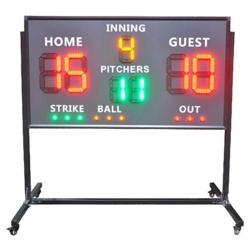 Indoor/Semi-Outdoor Usage RF Control Baseball LED Score Board