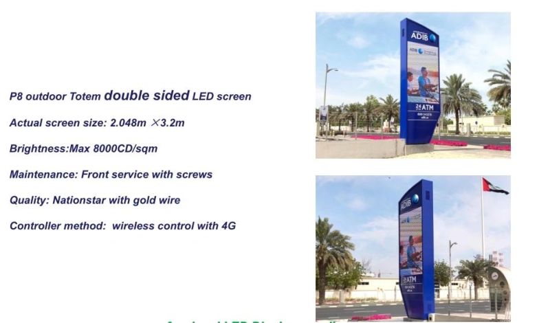 P3.91mm Outdoor Full Color LED Display in Stock