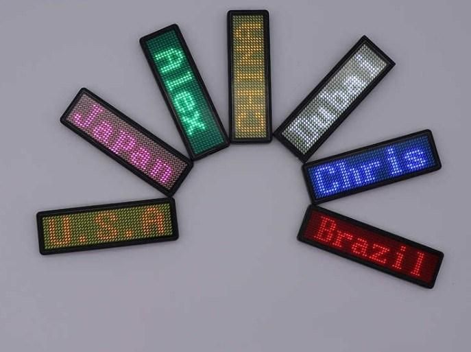 LED Name Badge LED Logo Mini LED Display