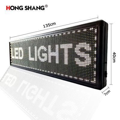 WiFi Outdoor Waterproof Advertising Text Board White Color LED Billboard