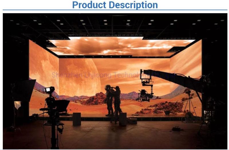 Pixel Pitch P2.6 LED Screen for Virtual Production Film Broadcast Studio Xr LED Video Wall Display