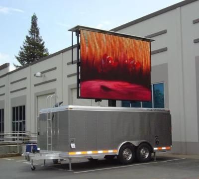 Mobile Trailer LED Screen P5 Outdoor Light Weight LED Cabinet Display