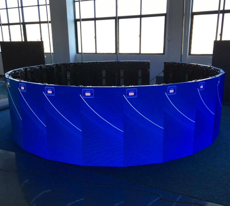 LED Manufacturer P3.91/P4.81/P5.95/P6.25mm Curved LED Display Screen/Outdoor LED Display