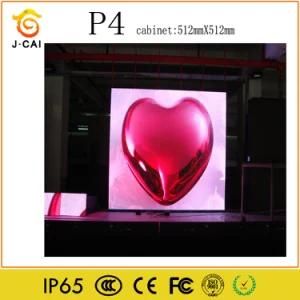 Wide View P4 Indoor LED Signs Full Color for Advertising Video Screen