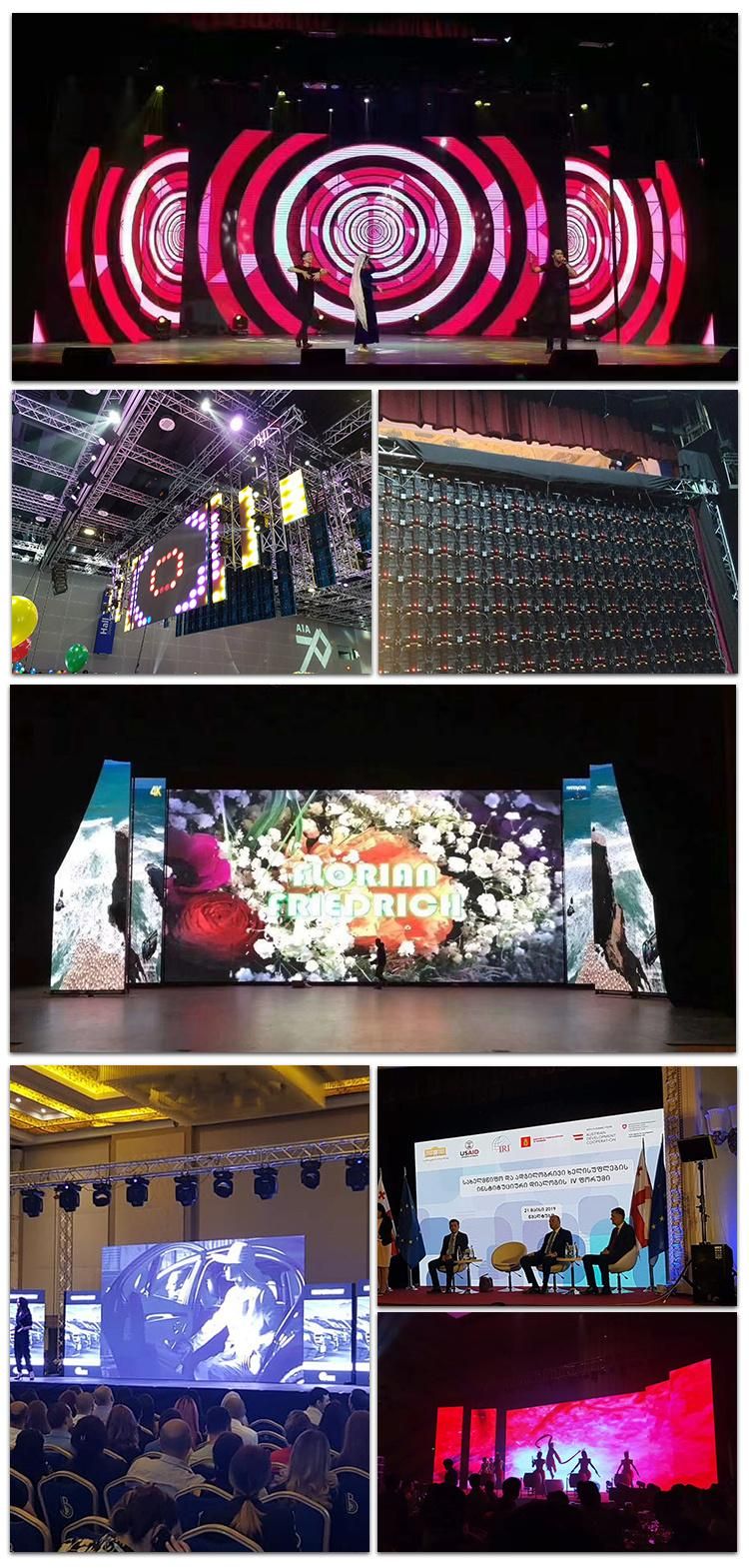 Indoor P4.81 LED Display Die Casting Cabinets with Aluminum 500*500mm