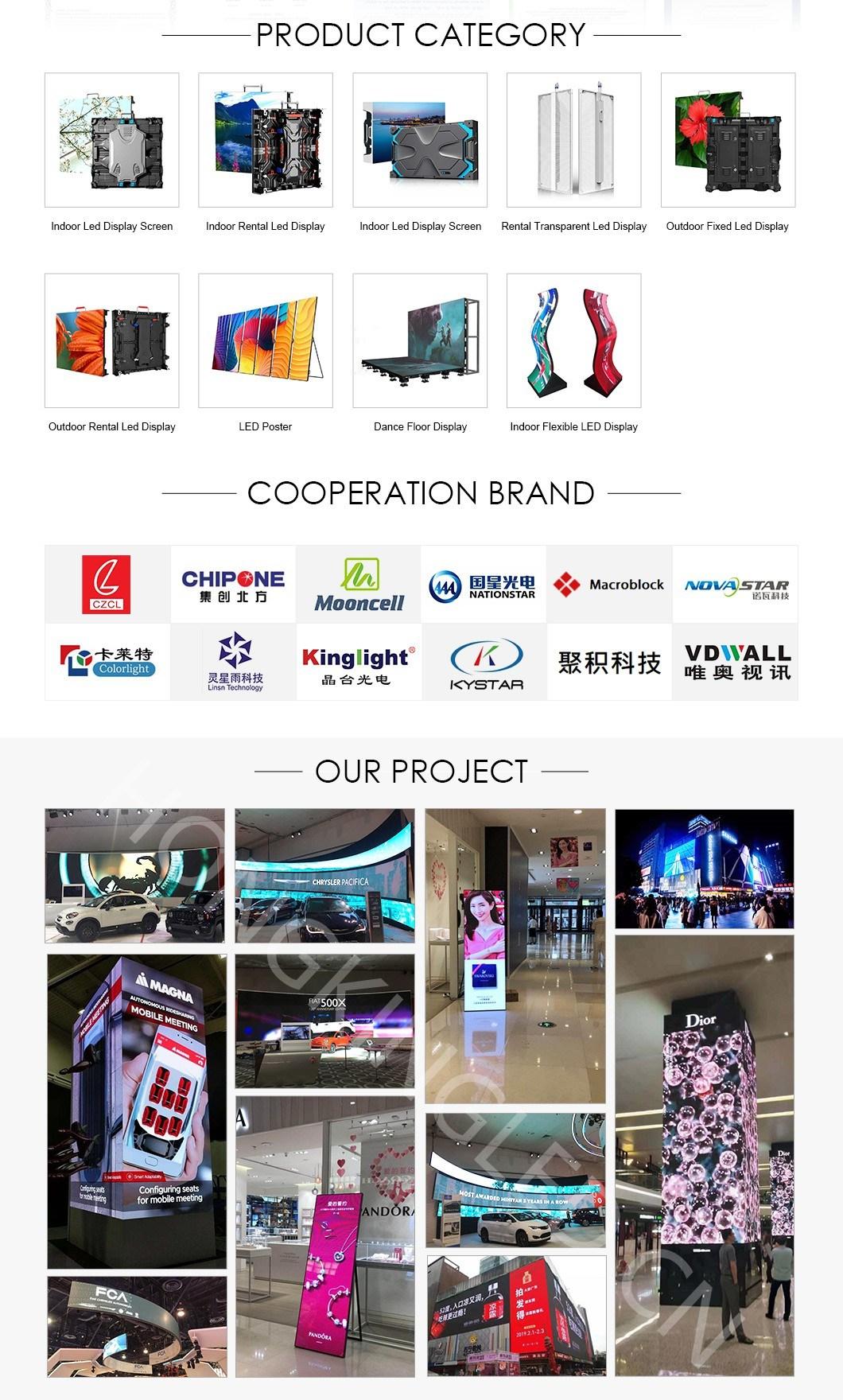 P1.87mm Indoor SMD1515 High-Definition LED Display Screen Signage for Advertising