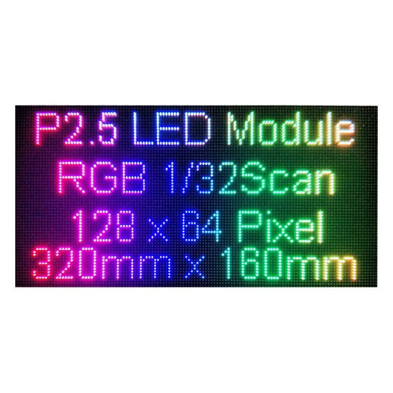 128X64dots SMD Indoor Usage P2.5 Full Color LED Module 320*160