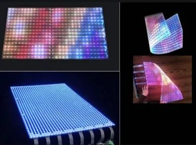 New Design 6mm PCB Board Foldable Flexible Transparent LED Display